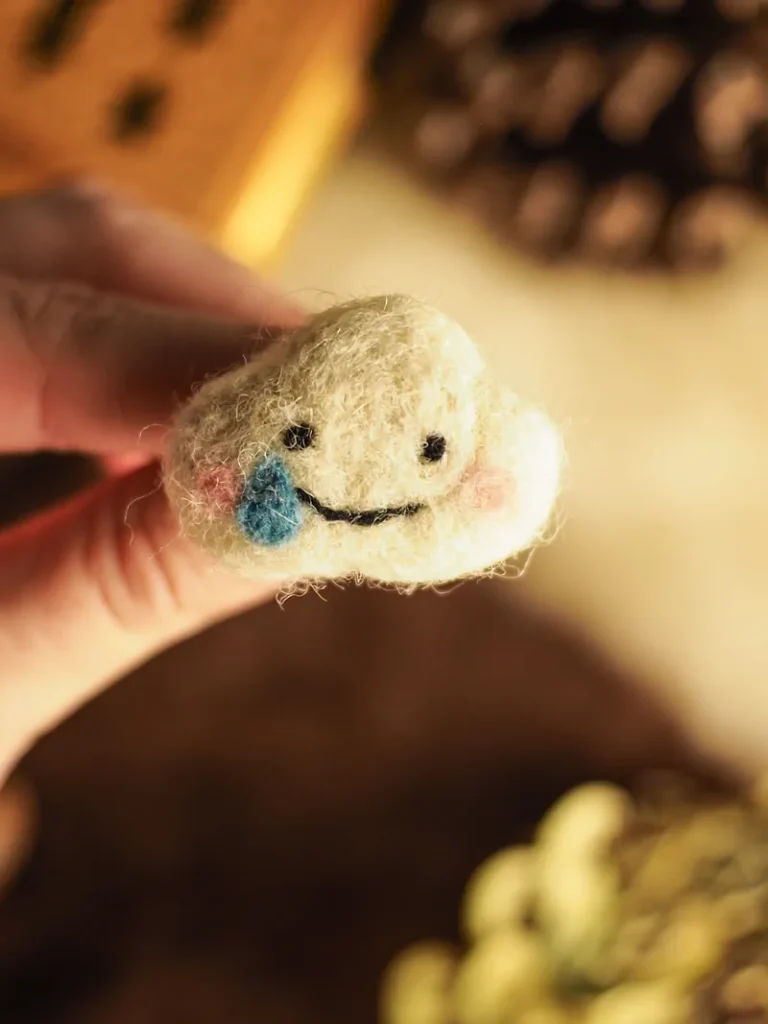 Broche Nuage pluie