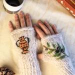Mitaines Tatouées - Amphore et Olivier