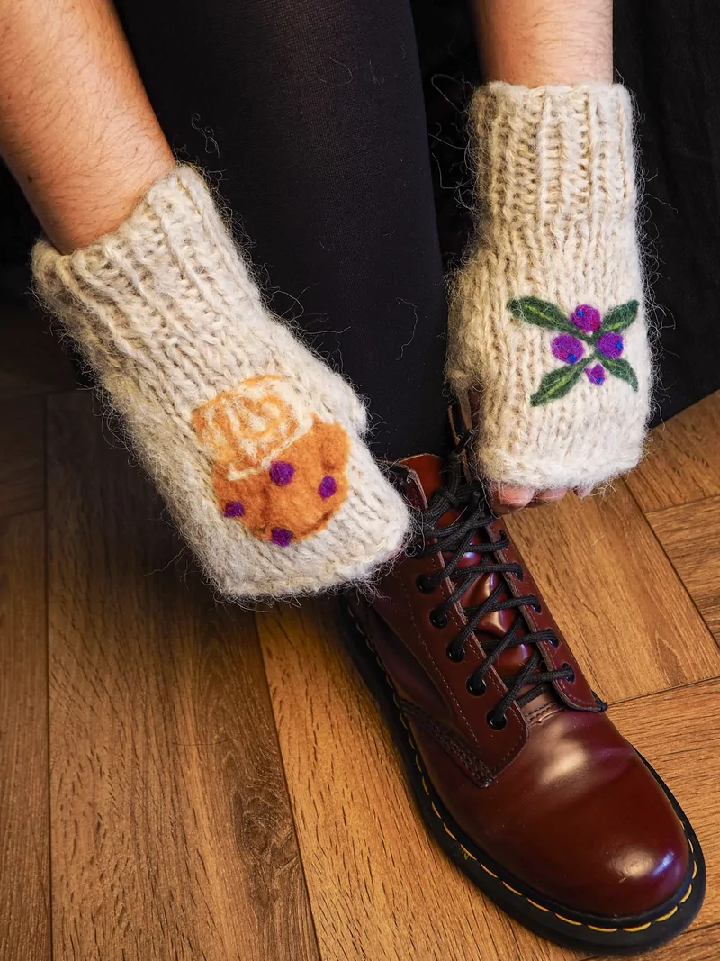 Mitaines Tatouées - Muffin Myrtilles – Image 3