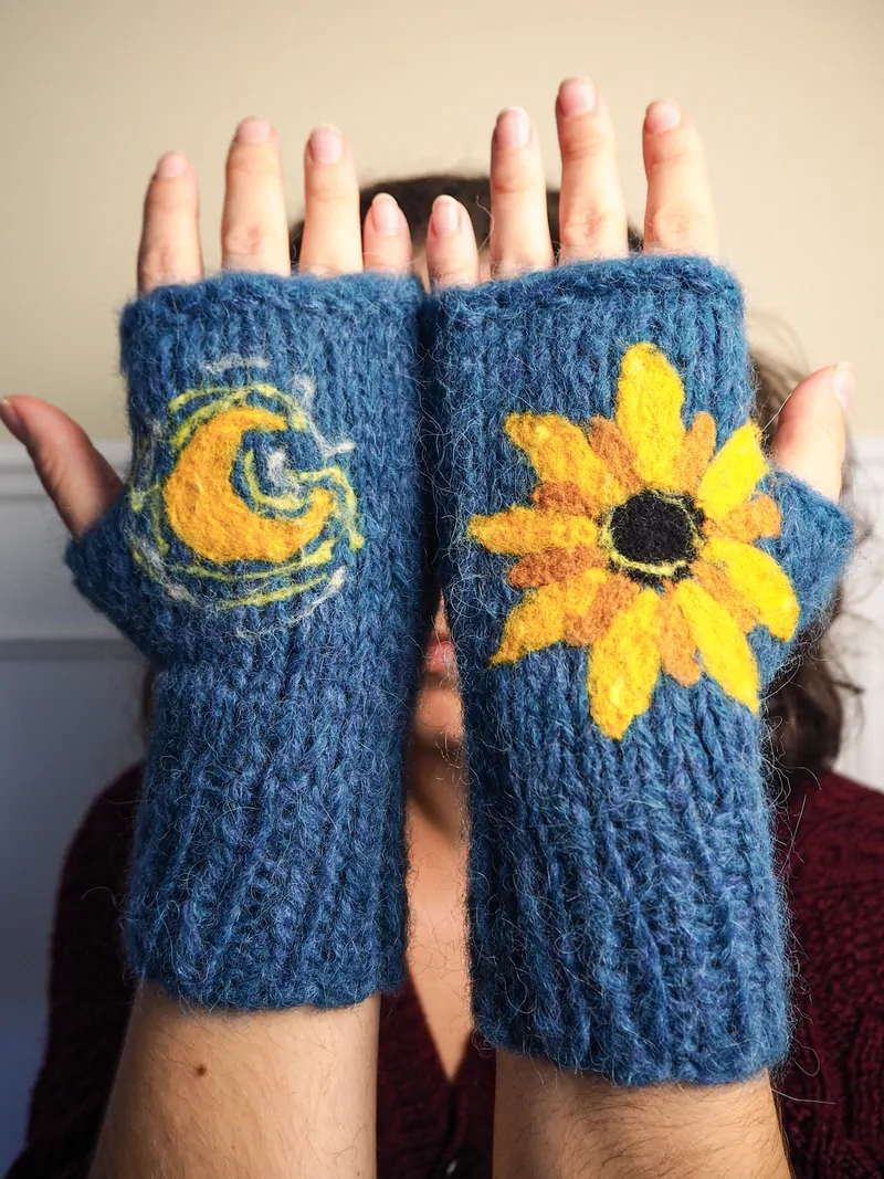 Mitaines Tatouées - inspiration Van Gogh – Image 2