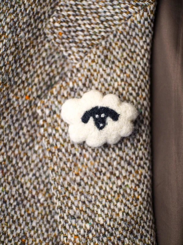 Broche nuage en forme de mouton – Image 3