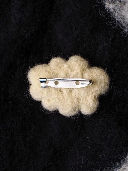 Broche nuage en forme de mouton – Image 6