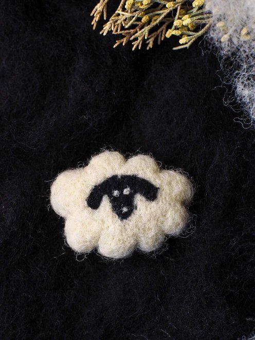 Broche nuage en forme de mouton – Image 4